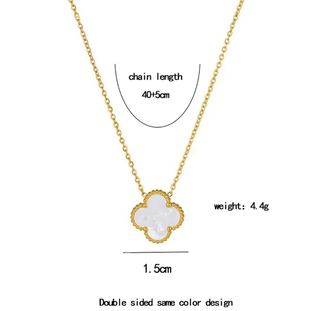 White clover necklace